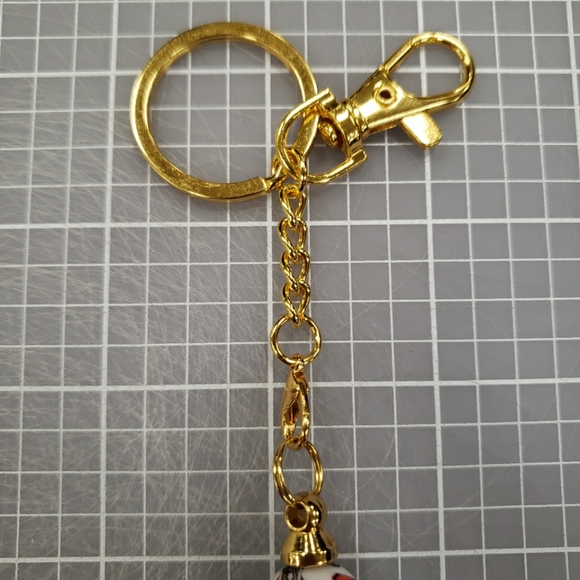 New Handmade Mickey Mouse Beaded Keychain - Picture 3 of 7